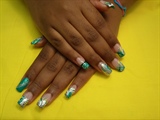 Nile green nails