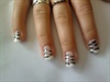 gels and nail art zebra