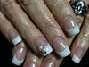 French Acrylics with pearl feature nails