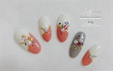 Korean stone nail art