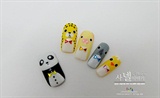 Korean Animal nail art