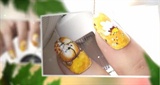 Cute bear nail art