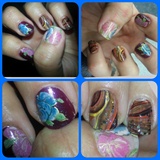 Water marble effect. 