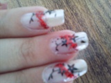 natural nails_french and floral