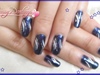 Party Navy Blue Nails