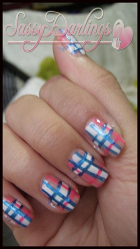 Pink and Blue Plaid