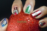 Ugly Christmas Sweater Nails