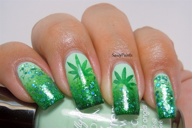 Weeds Inspired Nails