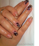 French platina with 3D-gel designs