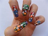 crazy colorfull nails