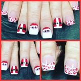 Santa Christmas Nails