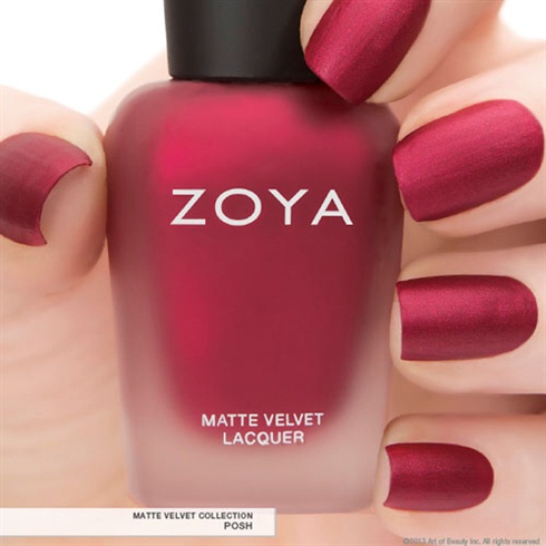 Zoya Red Velvet Color