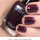 ZOYA Cranberry With Holographic Glitter