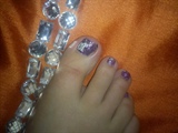 jewel glitter toes