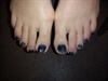 glitter acrylic toes