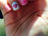 Simple Heart Dot Accent Nail