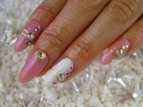 pink GEL nail