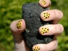 Yellow black dots