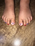 4th Of July Toes 