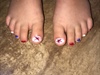 4th Of July Toes 