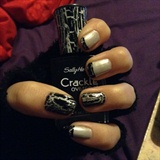 Silver crackle