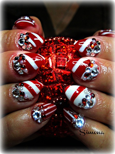 candy cane bling