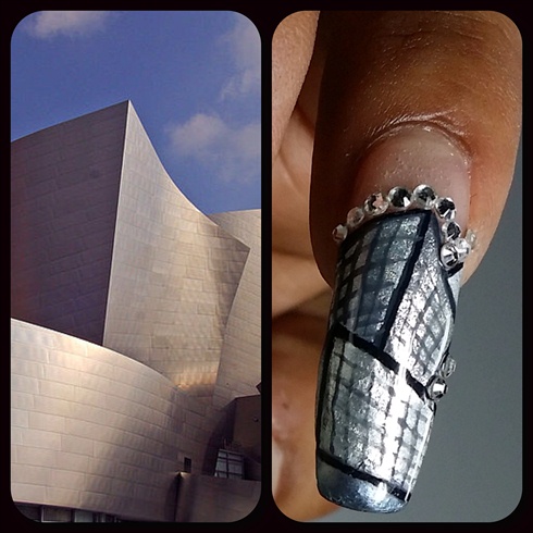 This is my Walt Disney Concert Hall nail.