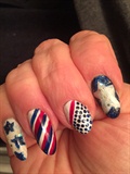 Patriotic nails