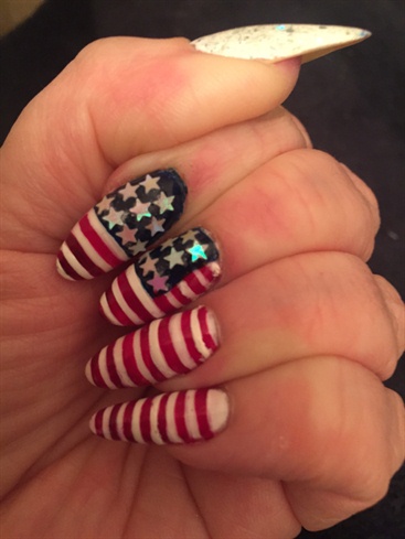 Patriotic Nails 2