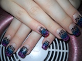 old nails :) with conad print
