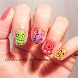 Cute Monster Nails