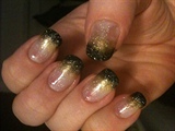 French Black&#39;n&#39;Gold Sparkle