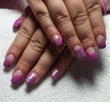 Orchid gel nails