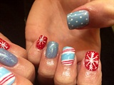 Candy Christmas Nails