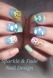 Handpainted Adventure Time Nails