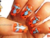 Flintstones Inspired nail design