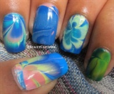 Water Marbling first attempt.