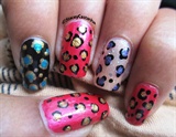 Easy Leopard print nails