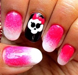 Monster High inspired nails :)