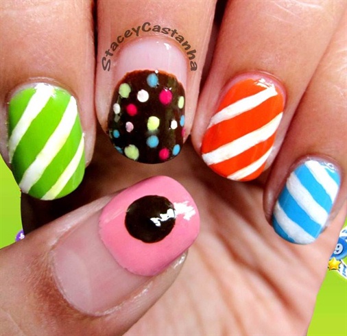 Candy Crush Nails!! :) 