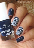 Navy Nails