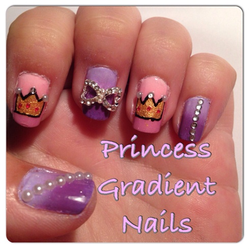 Princess Gradient Nails