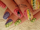 Patchwork Nail Inspired By Robin Moses  