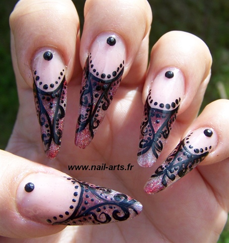 Nail art oriental