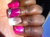 Hot Pink and Purple Acrylic
