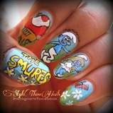 Smurf Nails