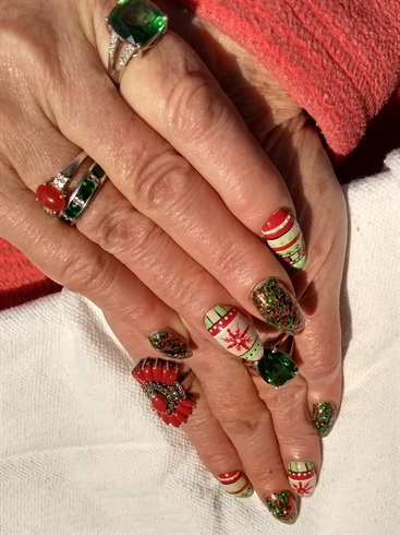 Christmas nails Part 2