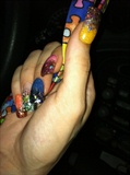 multi-color nails
