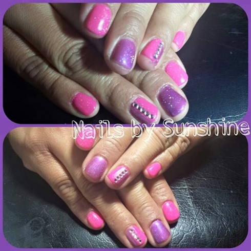 Purple and Pink Gels