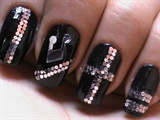 Sequin Nail Art -- Music how to do sequi